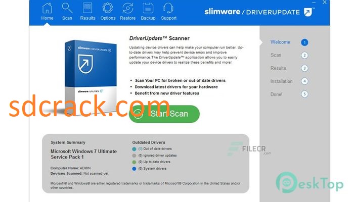 SlimWare DriverUpdate 5.8.22.75 Crack + Keygen 2022